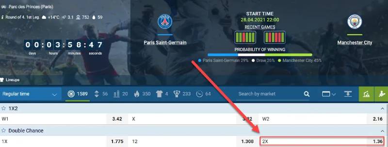 Lựa chọn các trận đấu có odds hợp lý